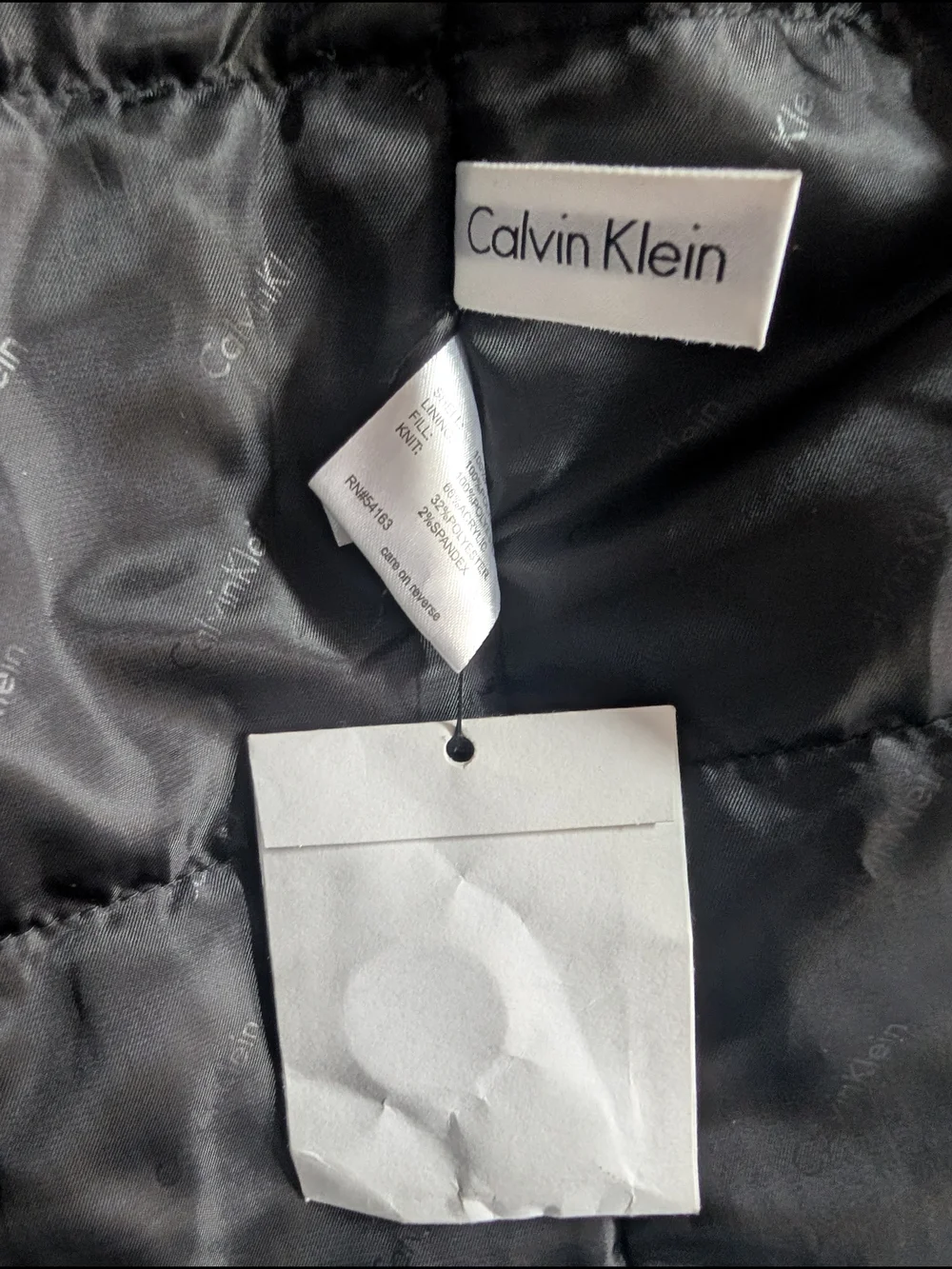 Calvin Klein Black Military Field Jacket